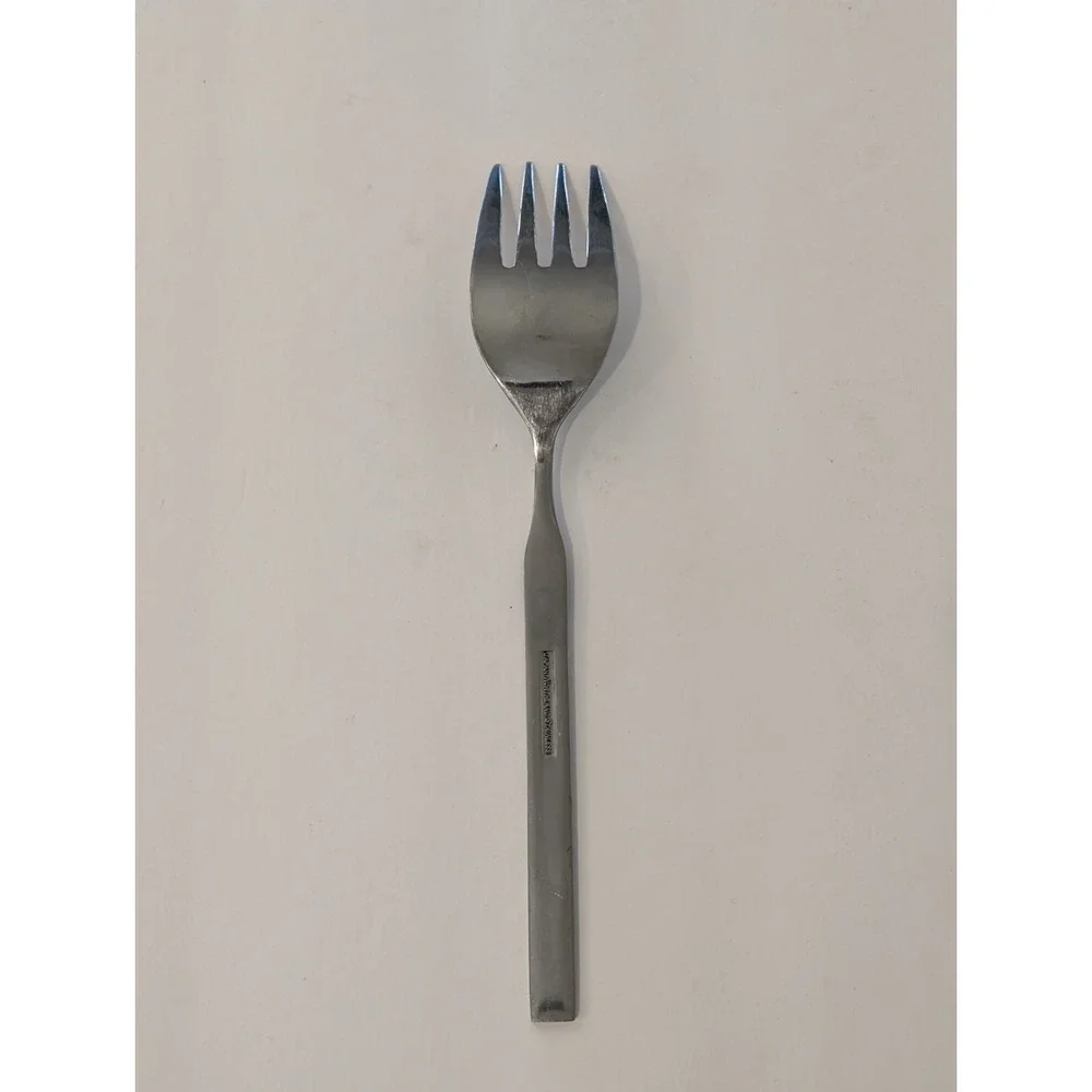 Oneida Northland DANISH FLING Large Serving Fork Burnished Stainless Flatware